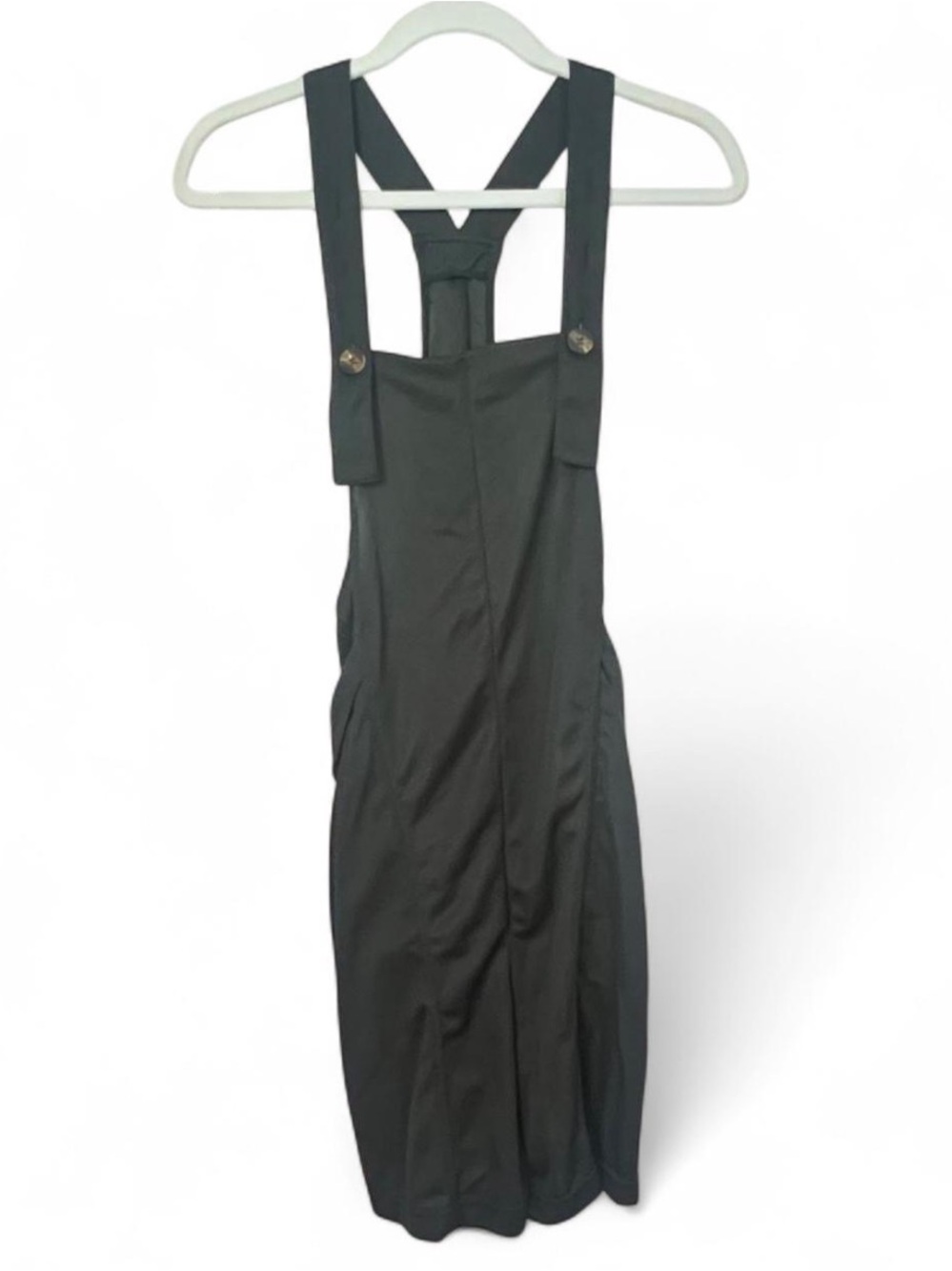 HALARA Black Romper with Adjustable Straps